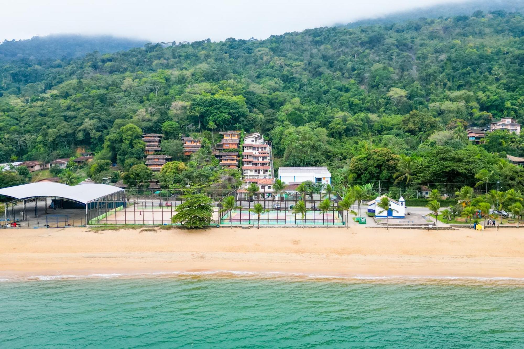 Velinn Pousada Mirante Da Praia Grande 伊利亚贝拉 外观 照片